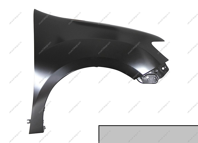 Крыло переднее правое RENAULT Sandero Stepway 2014- крашеное Gris Basalte KNM Светлый базальт Renault