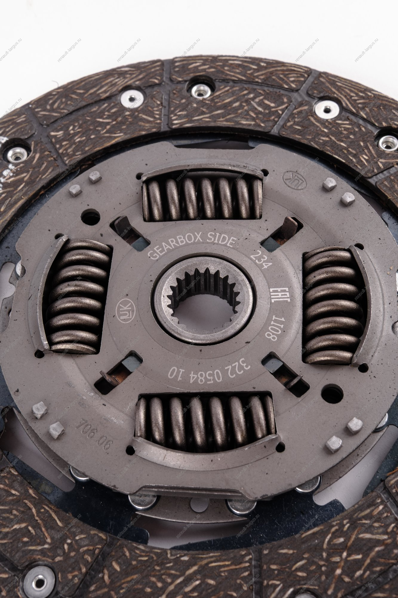 Комплект сцепления Lada Largus КПП-BVI5 дв P3M,P4M( без выжим. подшипника) LUK