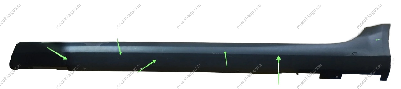 УЦЕНКА Обтекатель новый LADA Xray Cross порога левый с крепежом (тиснение) (царапины) ( смотри код 32695) Lada