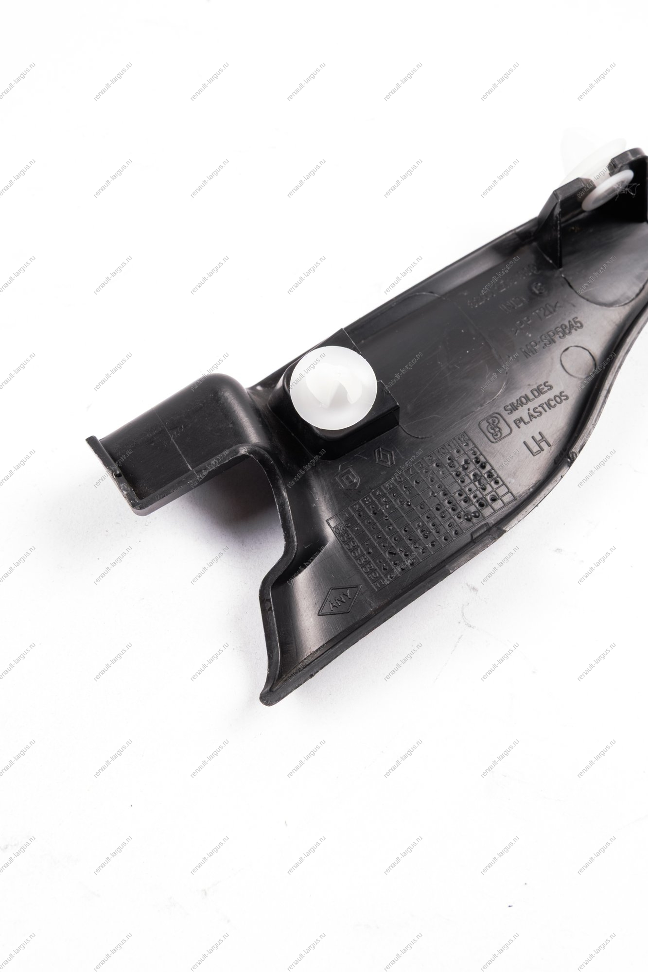 Заглушка решетки LADA Largus/Лада Ларгус воздухозаборника левая (уголок) (накладка петли капота) LADA