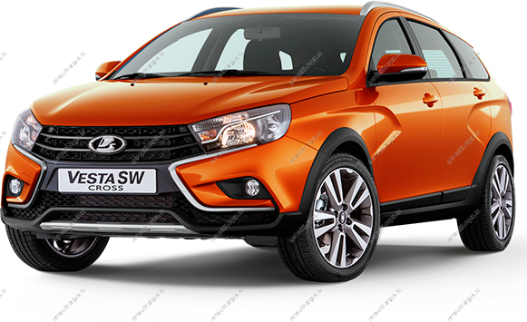 Бампер задний LADA Vesta SW Cross/Cross седан крашеный(без 8450031033 и 8450032362 ) 130 Марс (оранжевый) LADA