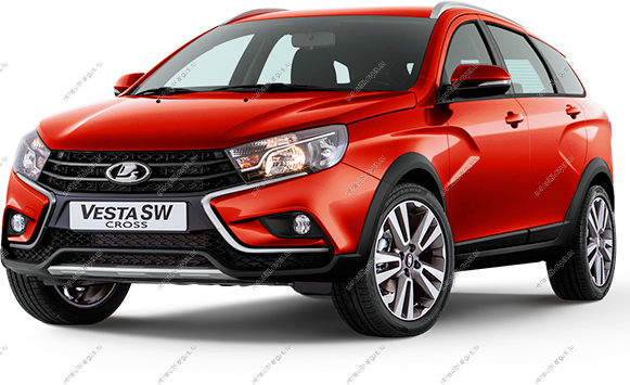 Бампер задний LADA Vesta SW Cross//Cross седан крашеный(без 8450031033 и 8450032362) 195 Сердолик (красный) LADA