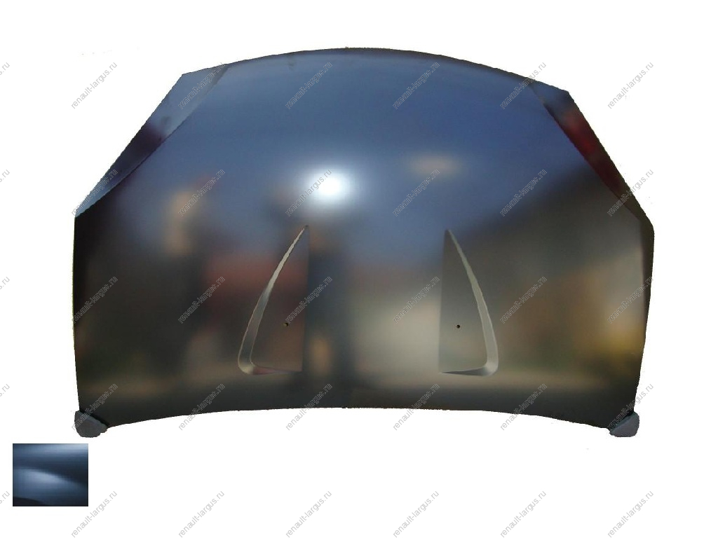 Капот RENAULT Sandero крашеный Blue minerale RNF Синий мин API