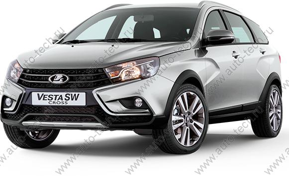Крыло переднее левое LADA Vesta SW Cross крашеное 691 Платина (серебристый) Lada