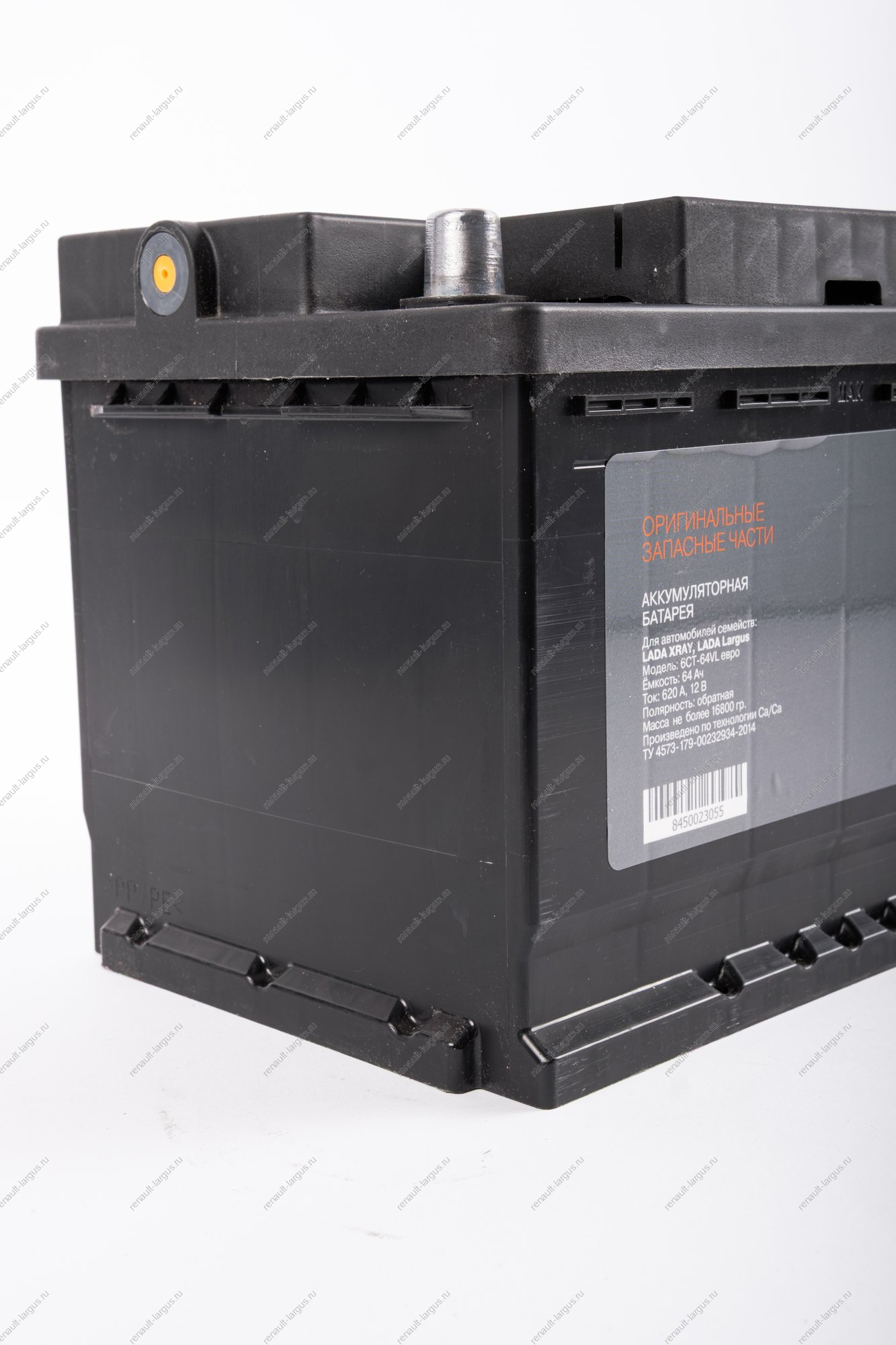 Аккумулятор 64 Ah 620A Euro LADA Largus / Xray (Двигатели 11189 / 21129) Lada