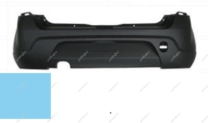 Бампер задний RENAULT Sandero крашеный Bleu Electrique RNZ Металлик 2008-2013 Bodyparts