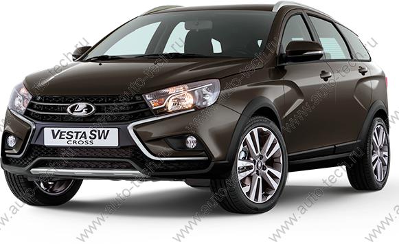 Крыло переднее левое LADA Vesta SW Cross крашеное 246 Ангкор (коричневый) Lada