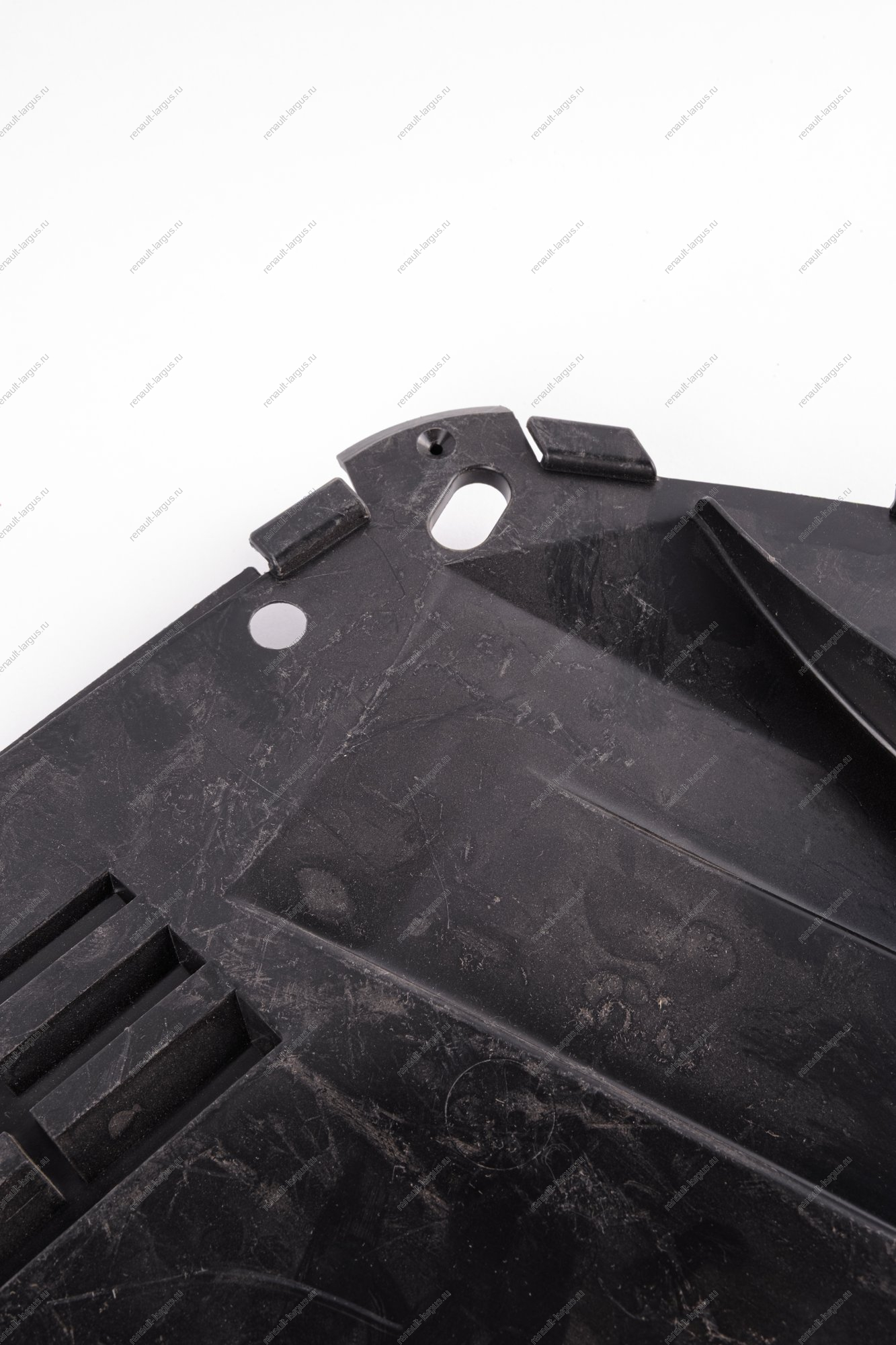 Защита LADA Largus/RENAULT Logan переднего бампера левая Рысь