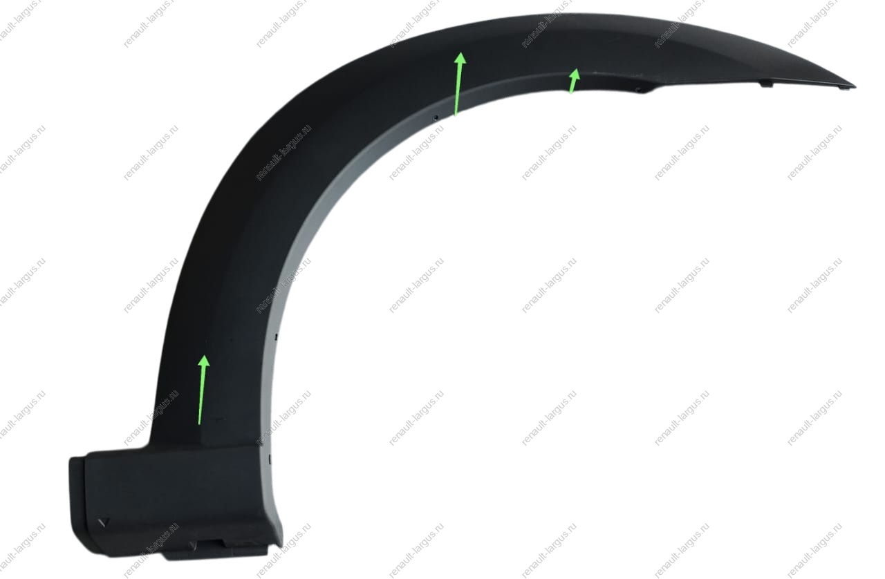 РОЗНИЦА Облицовка новая Lada Largus Cross до 2021 г переднего крыла правая (с клипсами и клеющей лентой) ( микро царапинки ) Lada