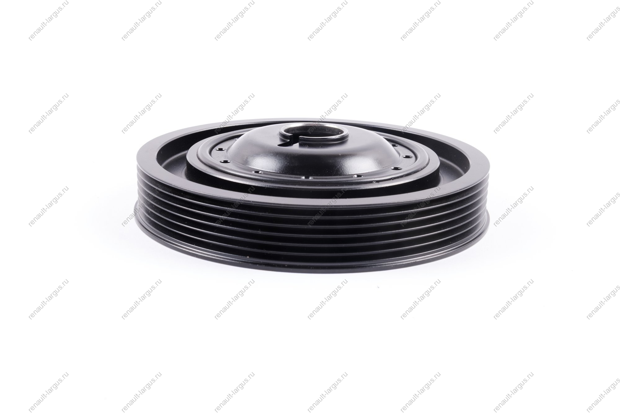 Шкив коленвала ремня генератора под ГУР с кондиционером двигат. K4M RENAULT Logan Sat