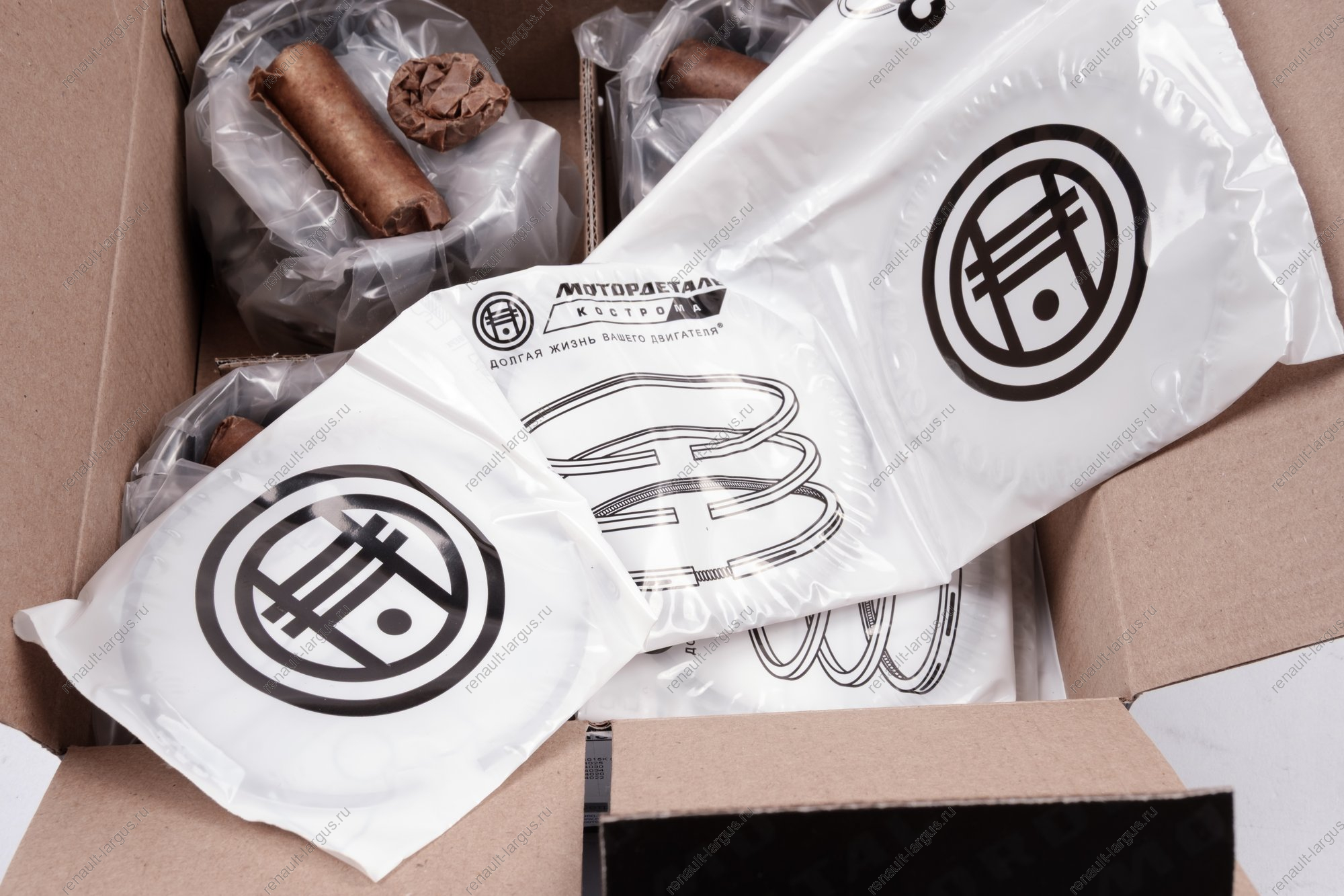 Поршневая группа кт. (4 шт.) d-82.0 с кольцами ВАЗ-21116 группа С (Эксперт) Мотордеталь