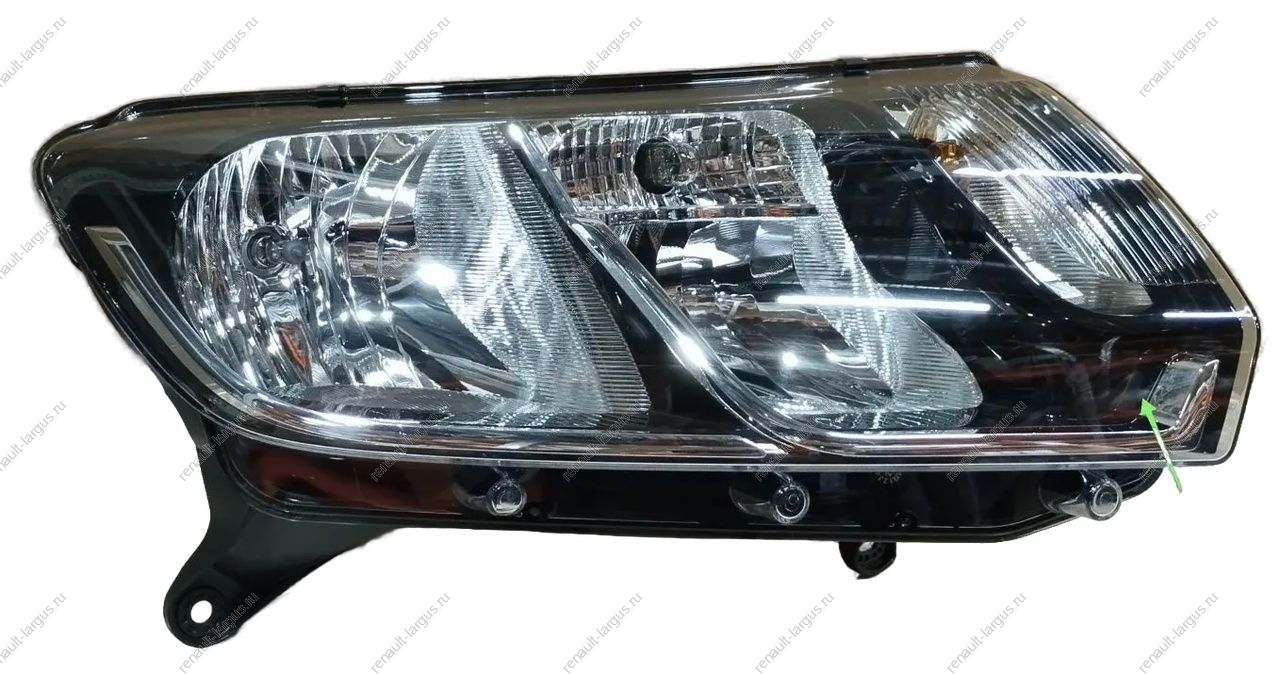 Фара правая LADA Largus (FL) NEW лампа H7 ORIGINAL Lada