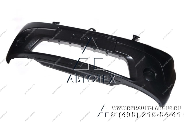 Бампер передний RENAULT Sandero/Рено Сандеро без отв. птф OEM