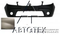 Бампер передний RENAULT Sandero крашеный с отв под птф Gris Basalte KNM серый базальт люкс 2008-2013 API