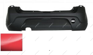 Бампер задний RENAULT Sandero крашеный Rouge Toreador 21B Красный Тореадор 2008-2013 BodyParts