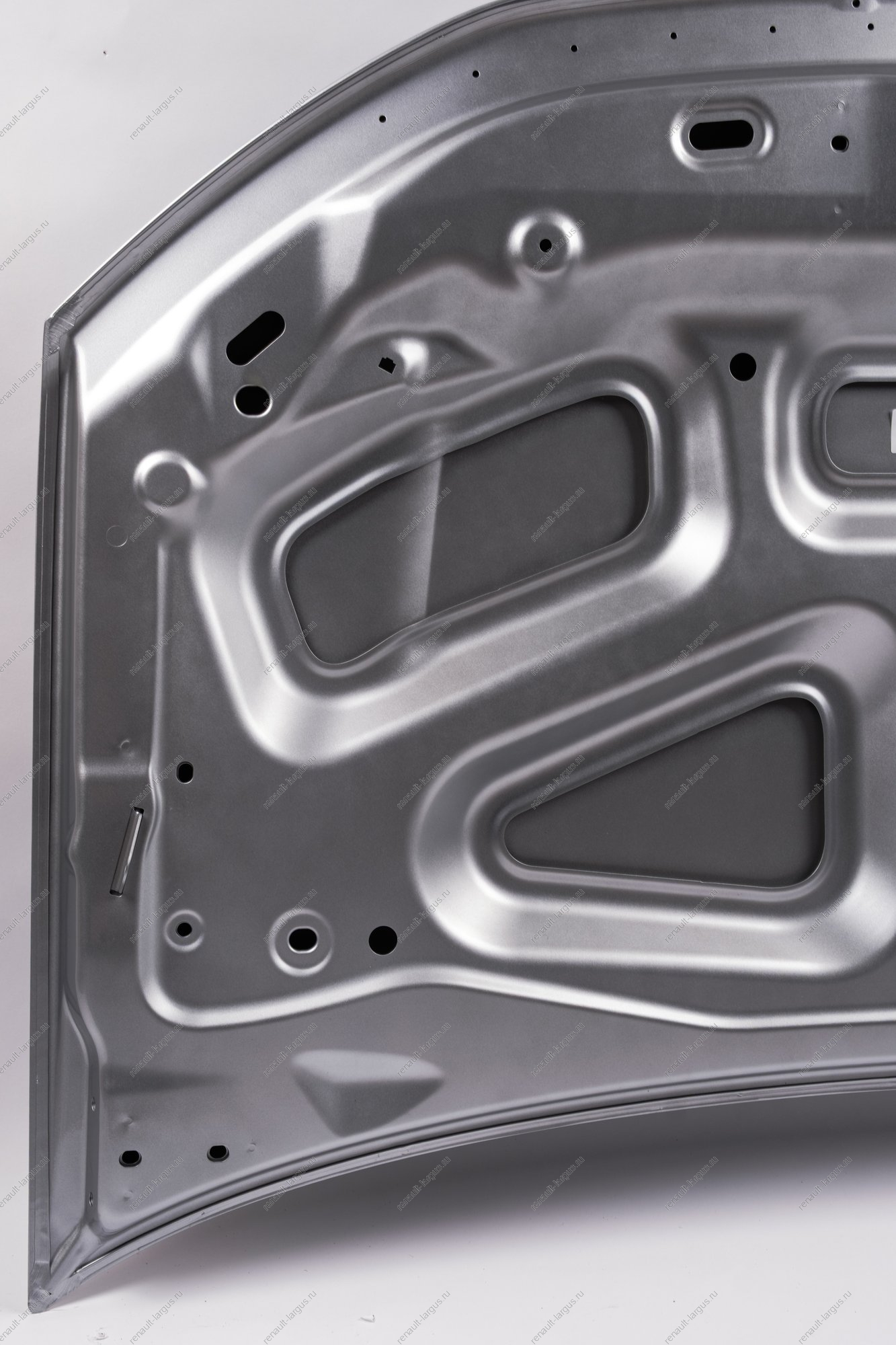 Капот LADA Largus (FL)/Cross (FL) крашеный в цвет 624 Серое плато ( Светло-серый), герметик только по шву Lada