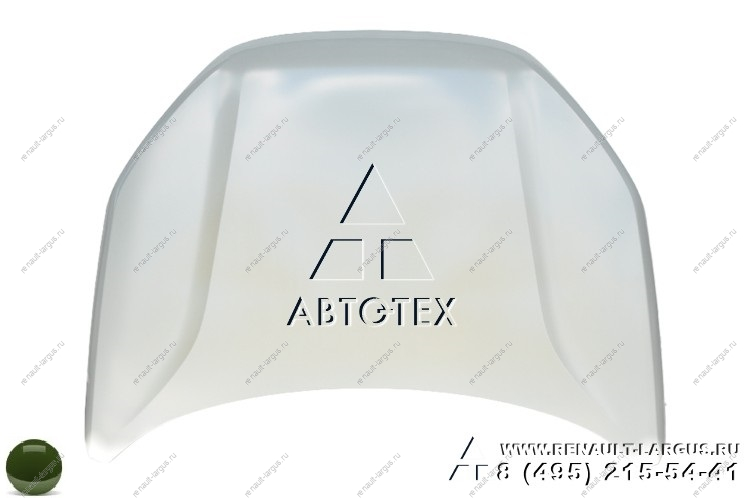 Капот LADA Vesta Sedan/SW/ SW Cross в цвет 372 Криптон (темно-зеленый) , герметик только по шву АвтоВАЗ