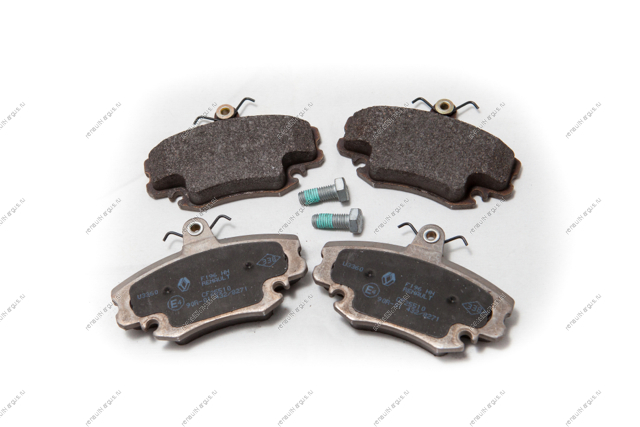 Колодки тормозные передние LADA Largus/Logan 04-/Sandero 08-/Clio 91- 8 кл. к-т 1коробка с 4 шт. с датчиком универсал (с усиками) ASAM-SA