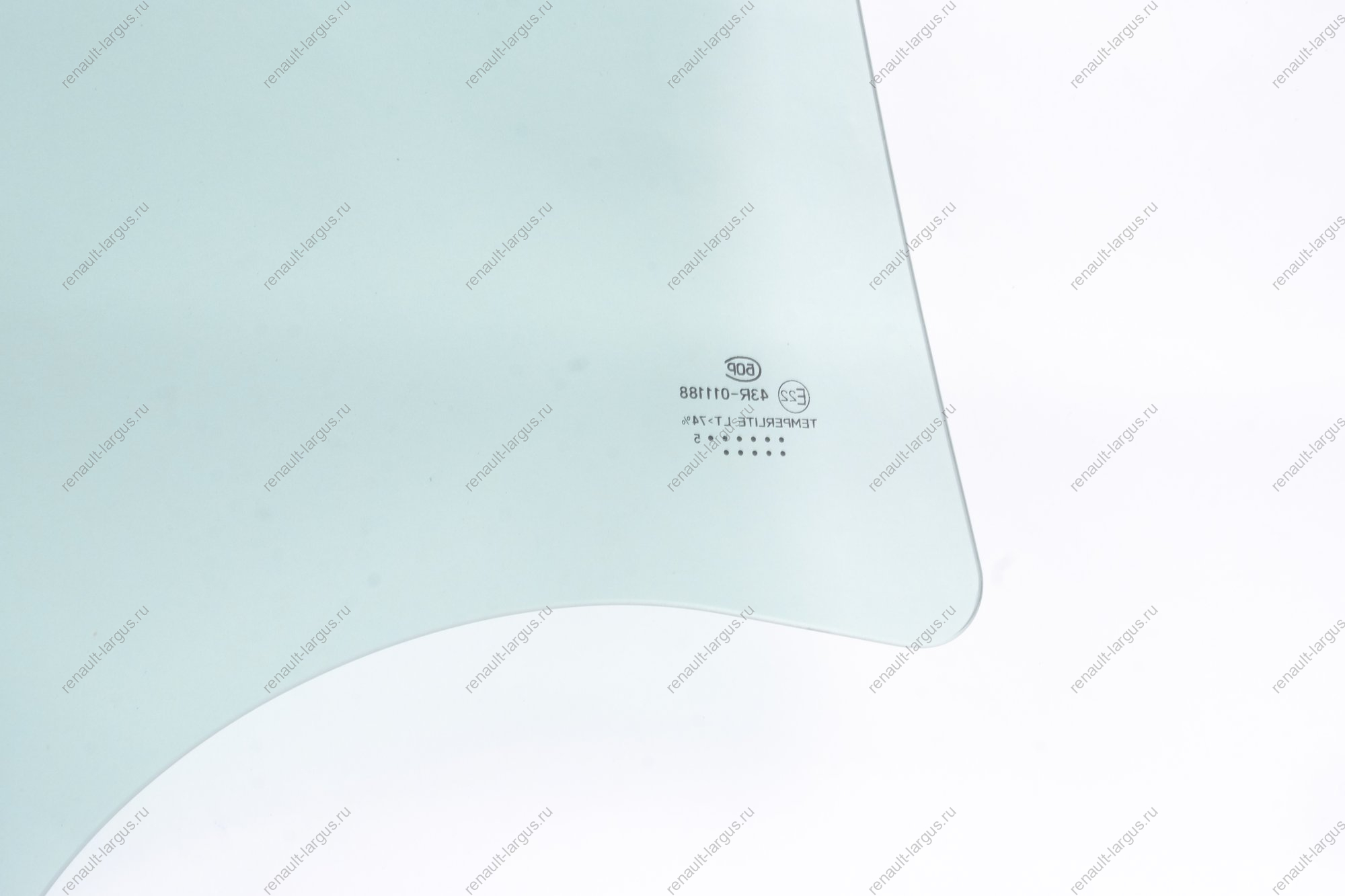 Стекло задней двери LADA Largus/Лада Ларгус левое Tinted (тонирован.) (AGC) Lada