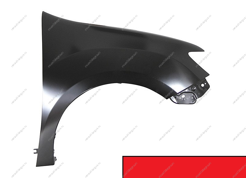 Крыло переднее правое RENAULT Sandero Stepway 2014- крашеное B76 (красный) Renault