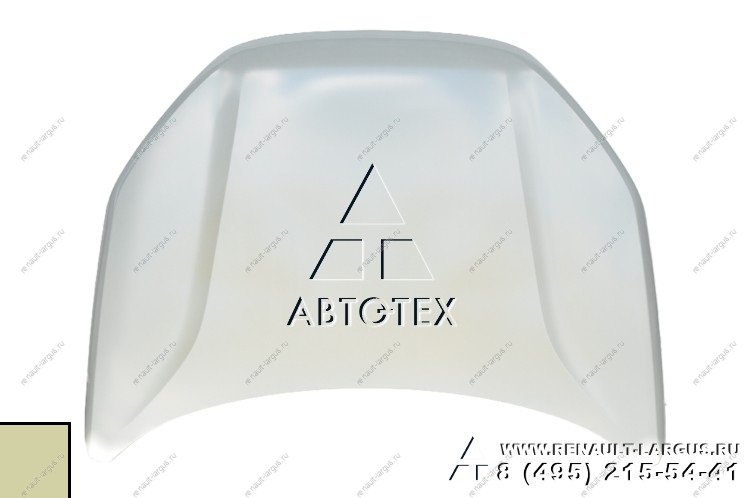 Капот LADA Vesta Sedan/SW/ SW Cross/Веста в цвет 247 Карфаген (Серо -бежевый металлик), герметик только по шву АвтоВАЗ