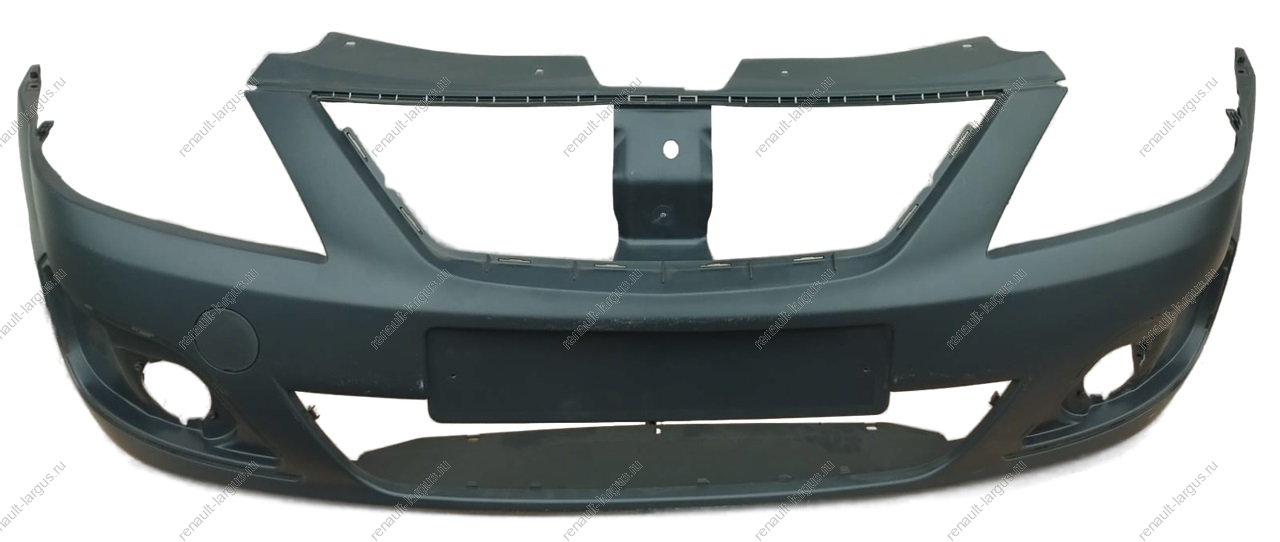 Бампер новый LADA Largus передний (не окраш) с тиснением Lada