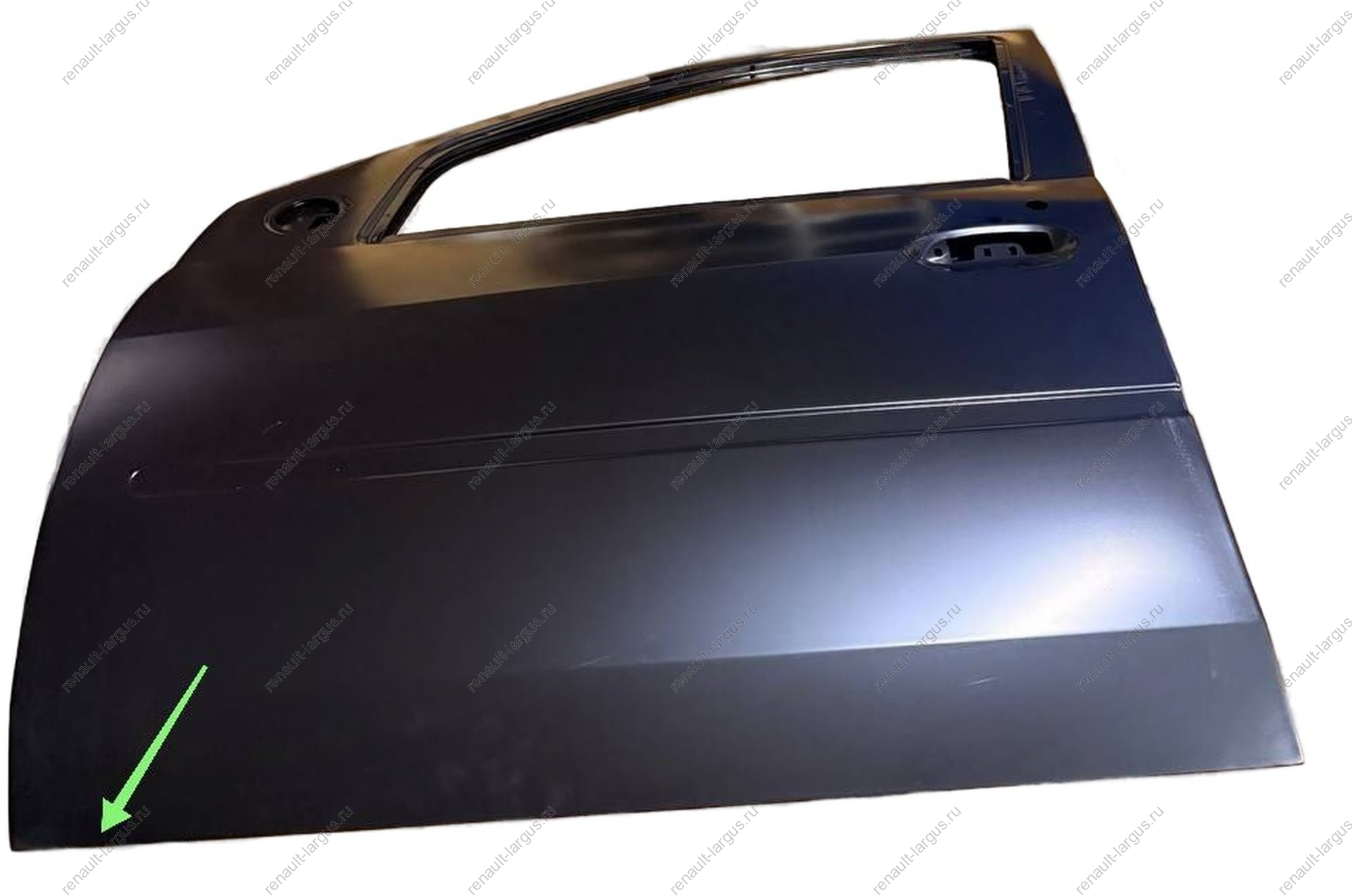 Дверь передняя левая (без отв. под молдинг) LADA Largus/RENAULT Logan 04-13 GAMMA