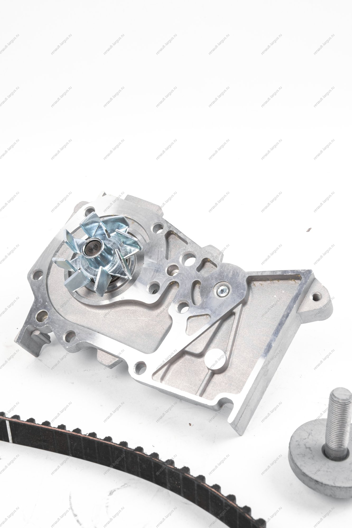 Ремень ГРМ+ ролик 22*D73 (самонатяжной) +водяной насос дв K7M Lada Largus (Gates KP15662XS)