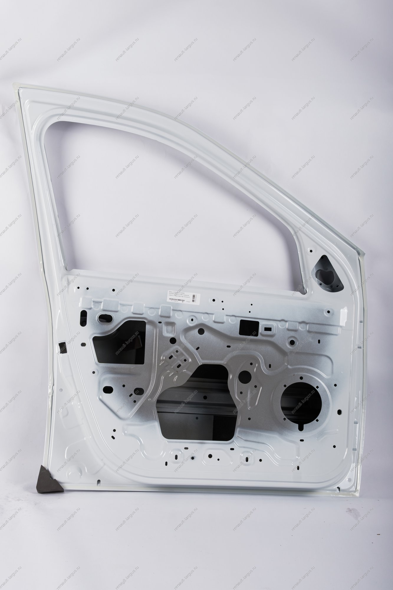 Дверь передняя левая LADA Largus/Лада Ларгус крашеная (с отв. под молдинг) 221 Ледниковый (Белый) Lada