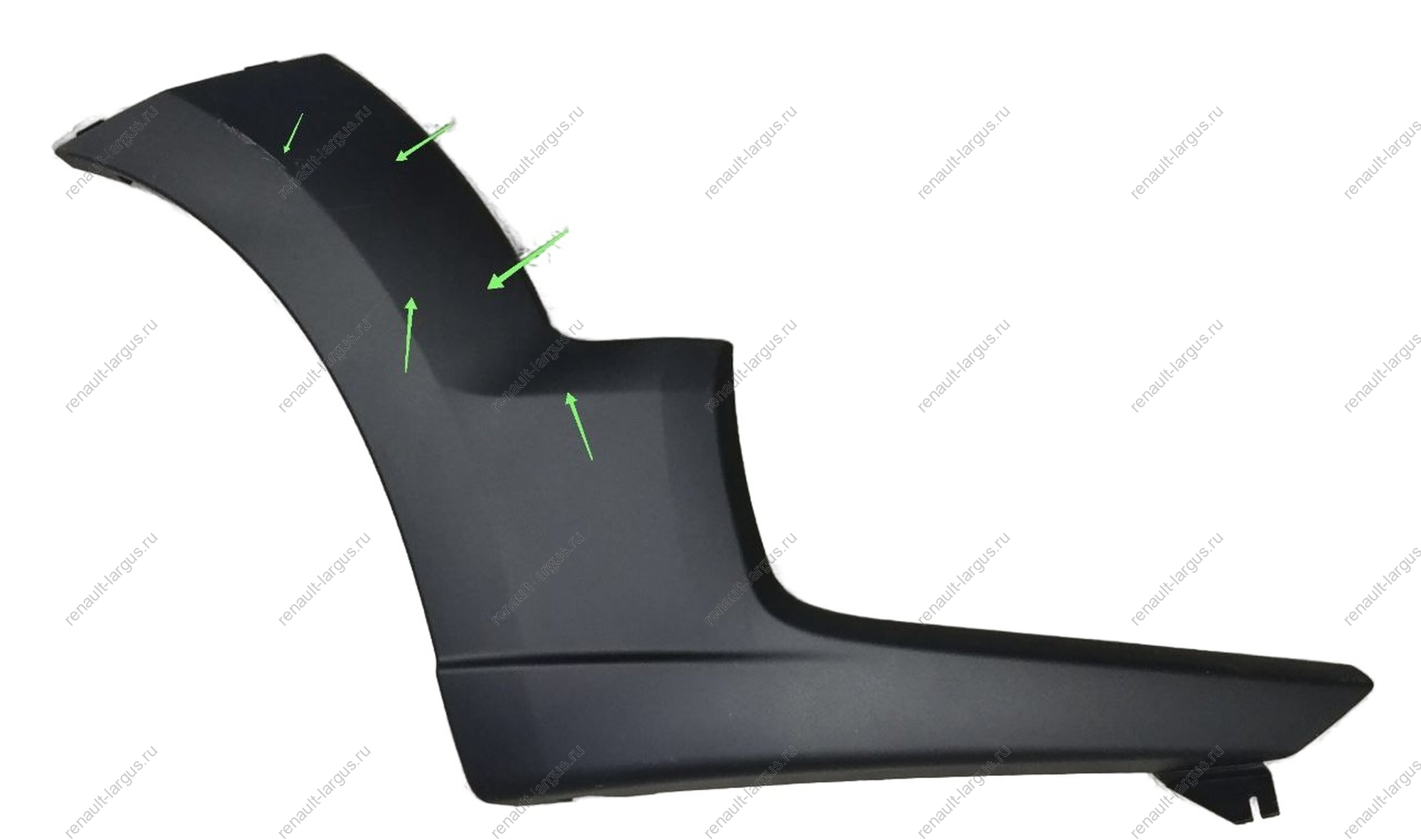 УЦЕНКА Накладка новая LADA Largus Cross (FL) NEW переднего бампера правая (с клипсами и лентой) ( Множество царапин ) покуп46588 Lada