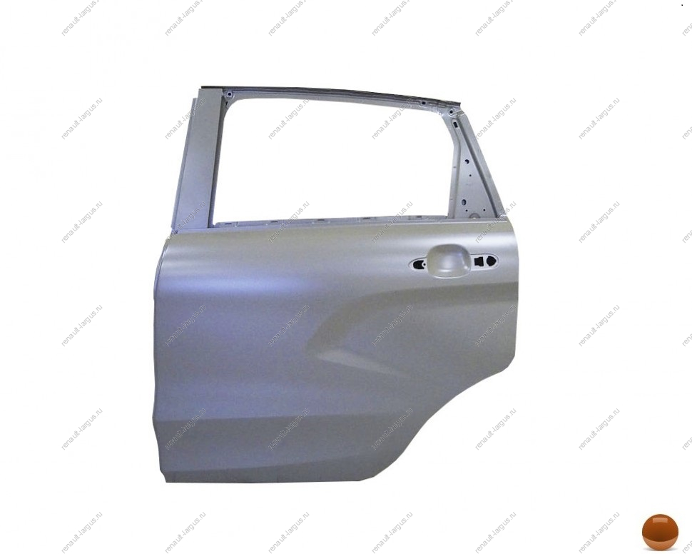 Дверь LADA XRAY задняя левая крашеная 199 Фреш (оранжевый) АвтоВАЗ