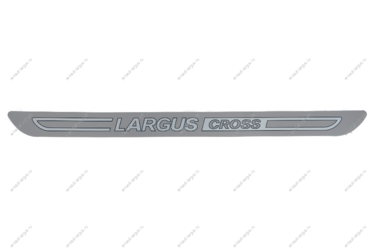 Облицовка порога передней двери (самоклеющаяся) с надписью ,LARGUS cross, Largus Cross Lada