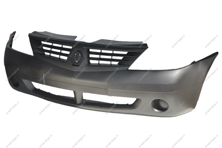 Бампер передний RENAULT Logan/Рено Логан до 2010 г под покраску без птф 6001551338 API