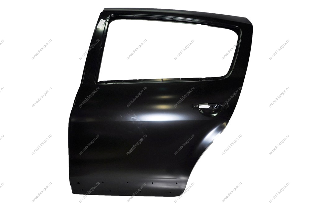 Дверь RENAULT Sandero/Рено Сандеро задняя левая под молдинг Е1 Renault