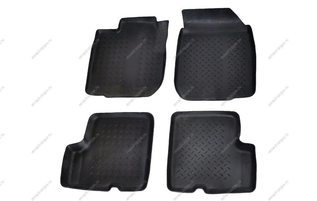 Коврики RENAULT Logan/Рено Логан резиновые к-т. 6001998167 Renault