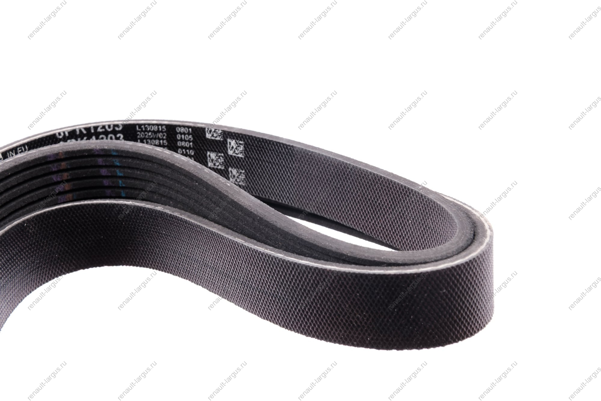 Ремень приводной генератора Logan, Largus 1,6л 16кл., Megane с ГУР без кондиционера 6-ручьевой GATES