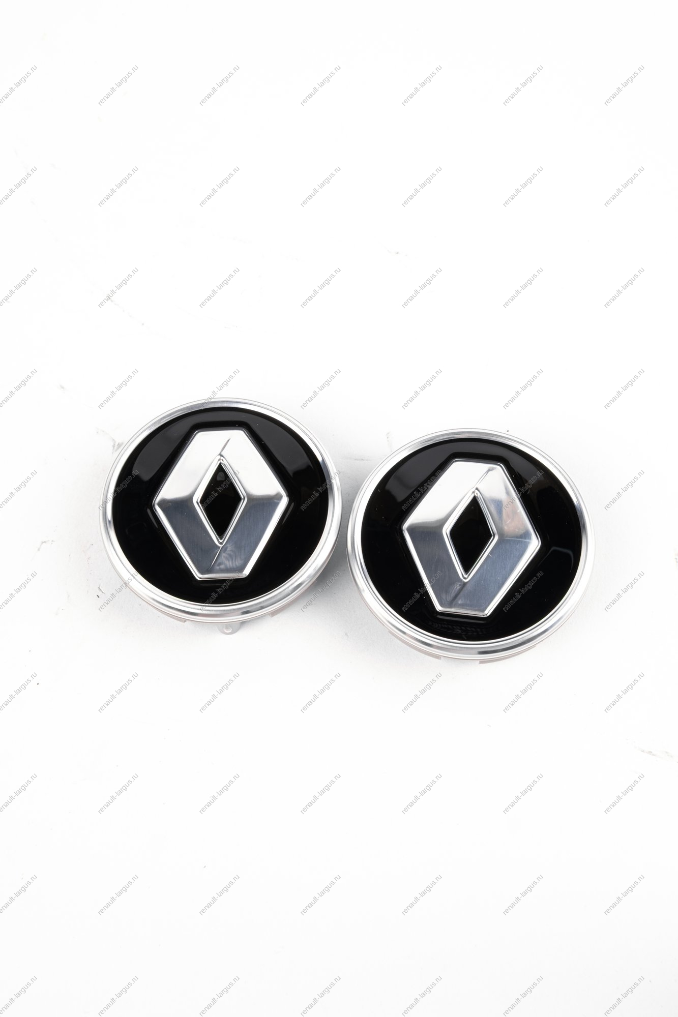 Колпак колеса ,RENAULT, (глянцевый черный с металлическим ободком) Renault