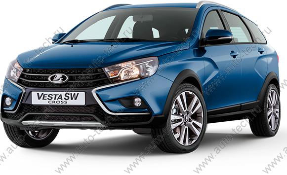 Крыло переднее правое LADA Vesta SW Cross крашеное 492 Блюз (темно-синий) Lada