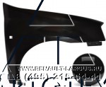 Крыло LADA Largus/Лада Ларгус крашеное переднее правое 676 Черная жемчужина (Черный) Начало