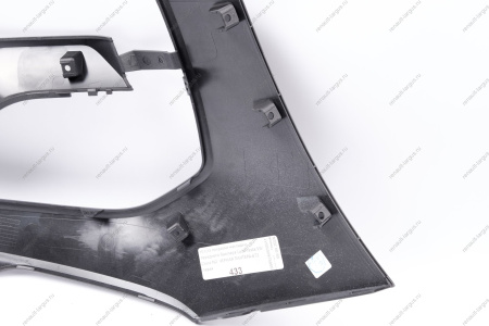 Накладка переднего бампера левая без отвер. под датчик слепой зоны в цвет 672 Пантера (черный) LADA Vesta SW Cross NG Lada