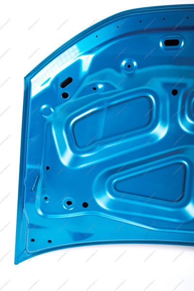 Капот LADA Largus (FL)/Cross (FL) крашеный в цвет 498 Лазурно синий ( Cеребристый темно-синий), герметик только по шву Lada