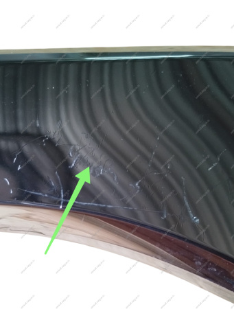 РОЗНИЦА Молдинг новый 3 LADA Vesta FL переднего бампера нижний левый (хром) ( Две царапинки) Lada