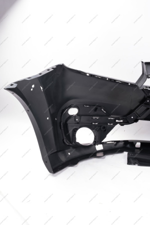 Бампер передний с отверстиями под накладки , с крышкой окна под буксирную проушину (под покраску) LADA Largus Cross (FL) NEW Lada