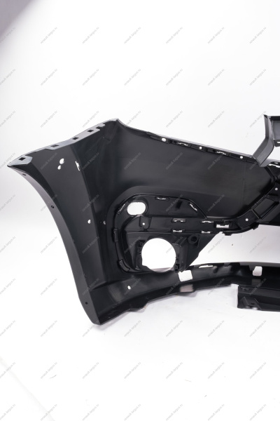 Бампер передний с отверстиями под накладки , с крышкой окна под буксирную проушину (под покраску) LADA Largus Cross (FL) NEW Lada