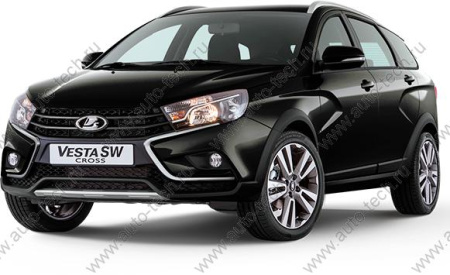 Крыло переднее правое LADA Vesta SW Cross крашеное 676 Черная жемчужина (черный) Lada