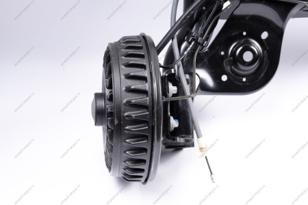 Балка заднего моста LADA Largus/Лада Ларгус с шарнирами (с сайленблоками) в сборе с тормозными барабанами ORIGINAL Lada