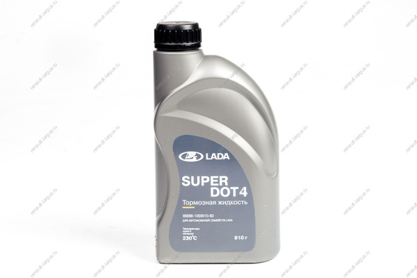 Тормозная жидкость Super DOT-4 1 л. Lada