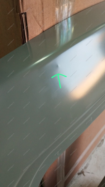 РОЗНИЦА Дверь багажн. новая LADA Largus (FL) NEW лев (с окном, с отв под камеру) ( Один мелкий тычок в верхней части ) Lada