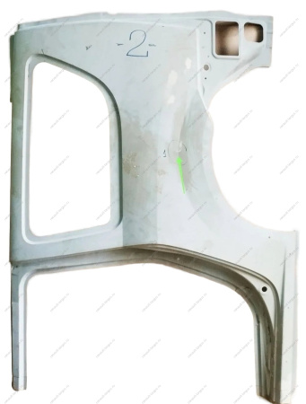 УЦЕНКА Боковина кузова задняя левая новая (заднее крыло + порог) (катафорезный грунт) ( Загиб на арке )LADA Largus Cross Lada