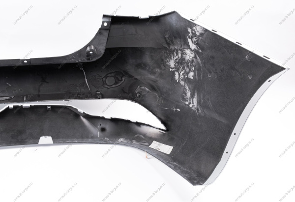 Бампер задний без отверстий под датчики системы парковки в цвет 221 Ледниковый (белый) LADA Vesta FL Lada